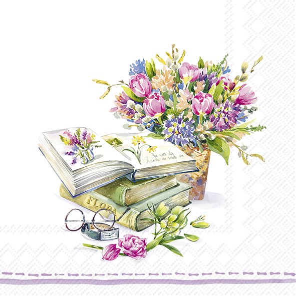 Guardanapo Unitario para Decoupage - SPRING NOVELS