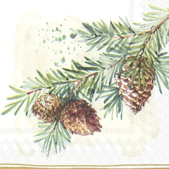 Guardanapo Unitario para Decoupage - DECORATIVE BRANCHES