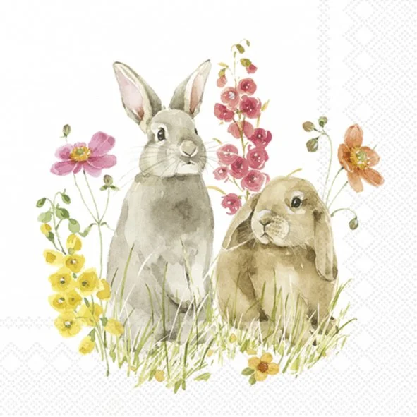 Guardanapo Unitario para Decoupage - HOP ON SPRING