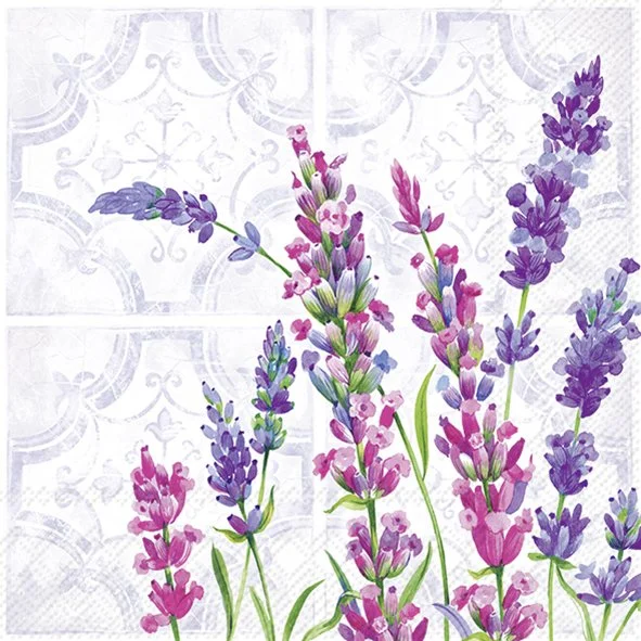 Guardanapo Unitario para Decoupage - LAVANDA