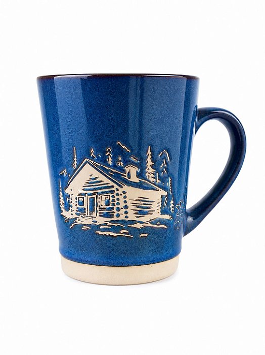 Caneca Cabana Azul e Vermelha - Importado da Alemanha