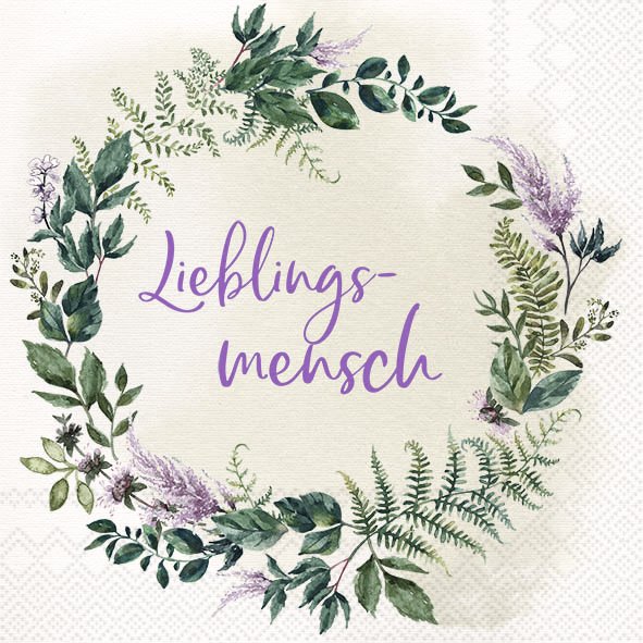 PRÉ VENDA - Guardanapo LIEBLINGSMENSCH
