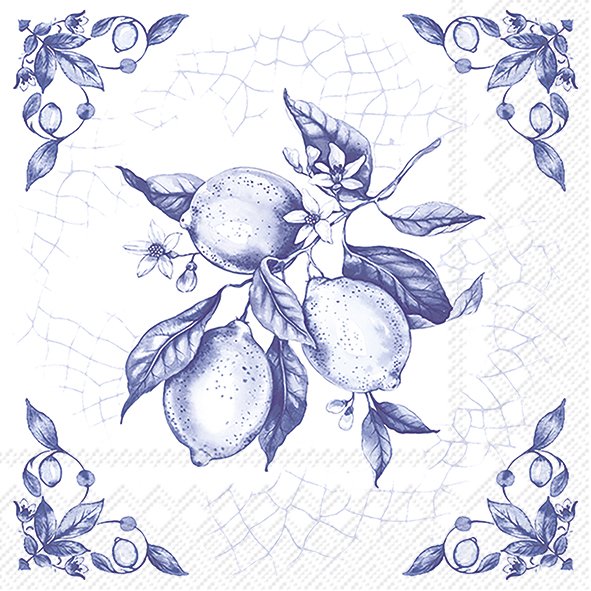 PRÉ VENDA - Guardanapo LEMON ON TILE