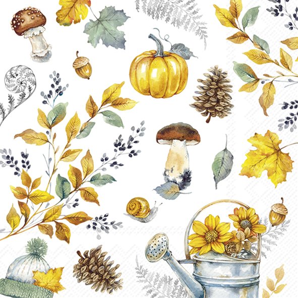 PRÉ VENDA - Guardanapo AUTUMN ELEMENTS
