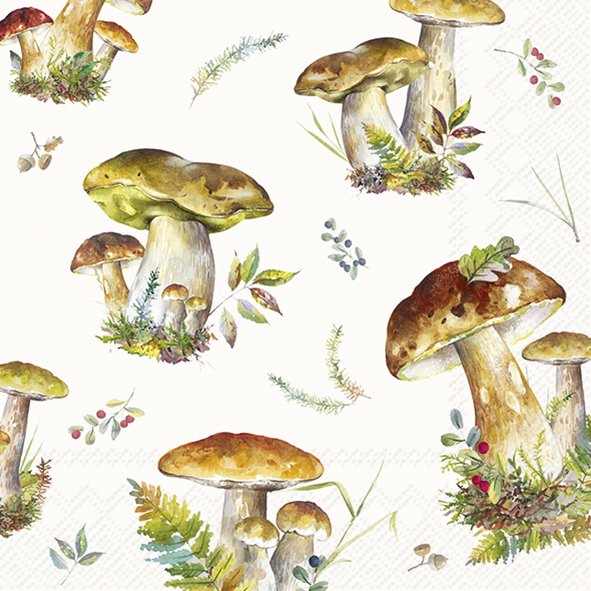 PRÉ VENDA - Guardanapo MUSHROOM COLLECTION