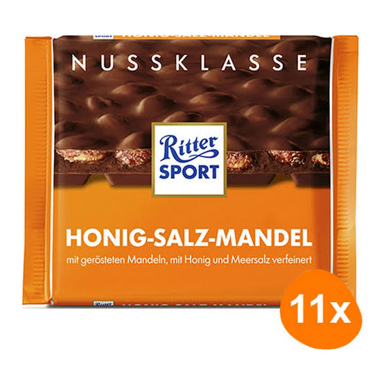 PRÉ VENDA - Ritter Sport Honing Zout Amandel