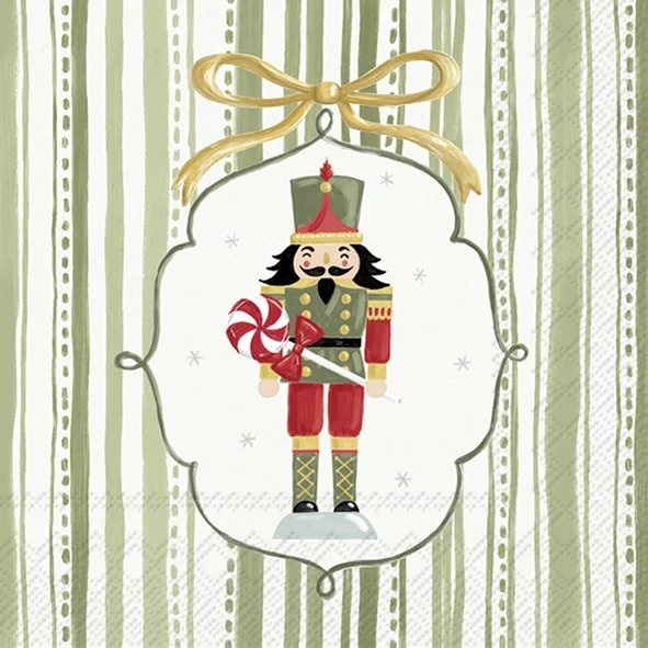 Guardanapo Unitario - FROSTY NUTCRACKER