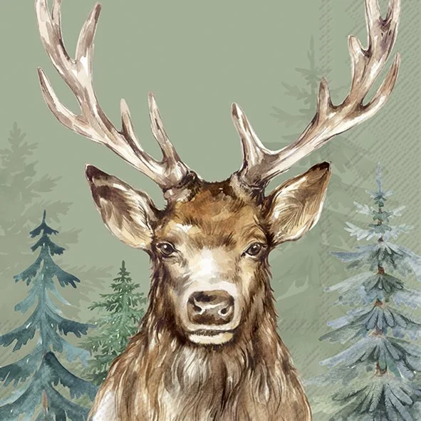 Guardanapo Unitario - THE WOODLAND KING
