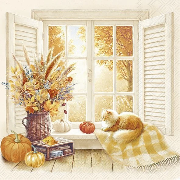Guardanapo Unitario - COZY FALL VIEW