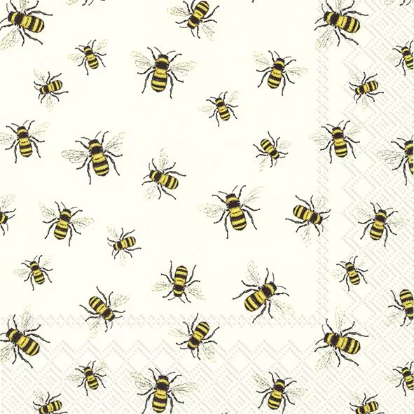 Guardanapo Unitario - LOVELY BEES