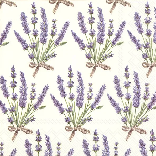 Guardanapo unitário - BOUQUET OF LAVENDER
