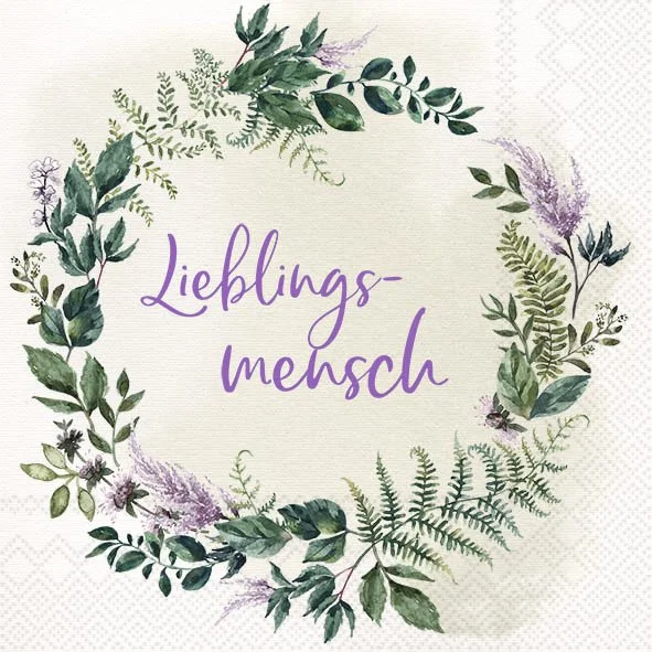 Guardanapo Unitário - LIEBLINGSMENSCH