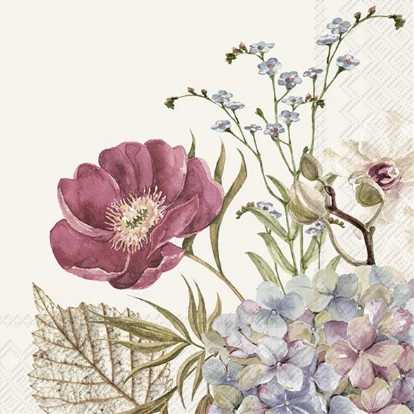 Guardanapo Unitário - BELLES FLEURS