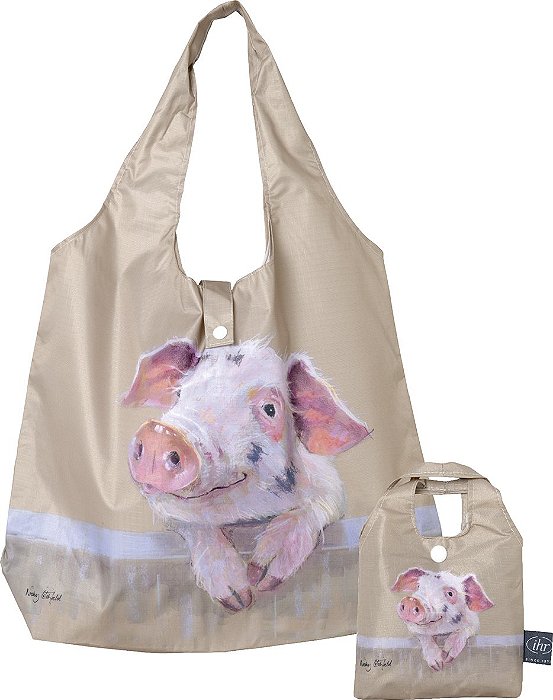 Ecobag PIG RUFFY - Sacola Reutilizável - Importada da Alemanha