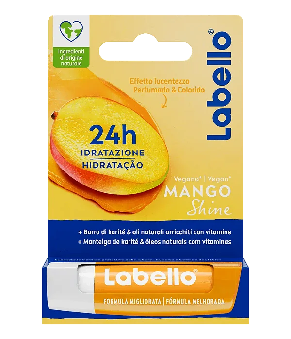 Labello Mango Shine | Protetor Labial com Brilho e Hidratação – Importado da Alemanha