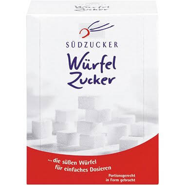 Südzucker Würfel Zucker 500g - Açúcar em Cubos