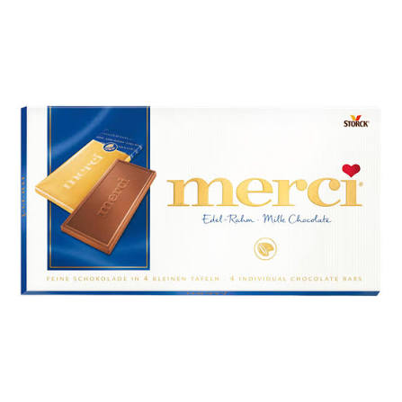 Merci Edel Rahm Milk Chocolate - Importado da Alemanha