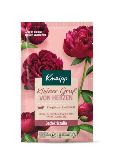 Sais de banho Kneipp Kleiner Gruß von Herzen - Peônia & Camélia 60g