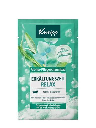 Sais de banho Kneipp Erkältungszeit Relax - Sálvia e Eucalipto 50 ml