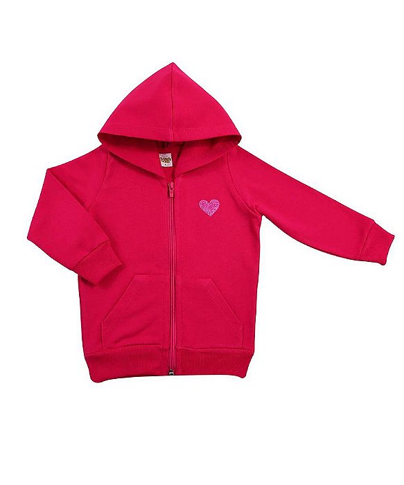 Blusa infantil com ziper