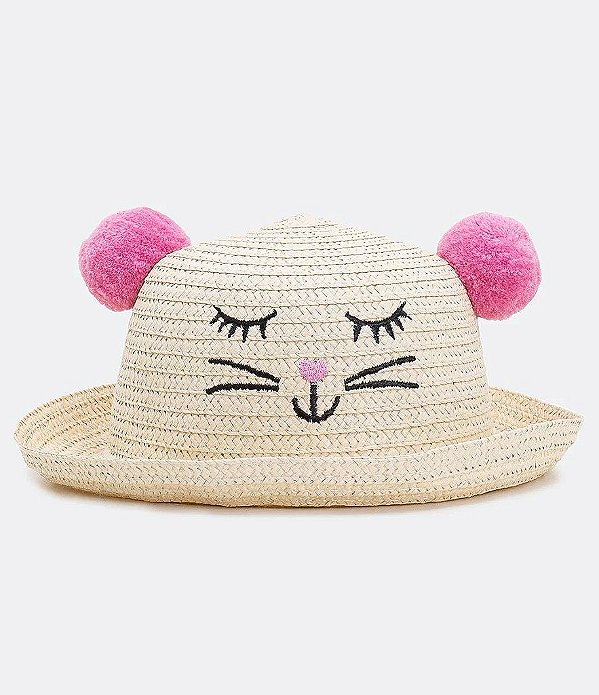 Boné gatinho com orelha