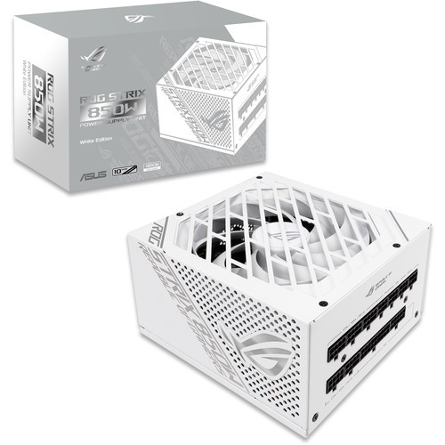 FONTE ASUS ROG STRIX 850W WHITE EDITION 80+ PLATINUM RGB FULL MODULAR ROG-STRIX-850G-WHITE