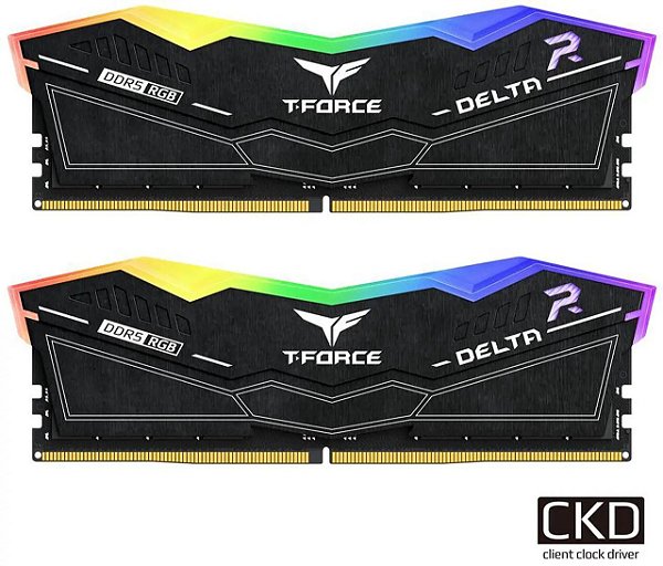 MEMORIA TEAM GROUP DELTA RGB SDRAM DDR5 9600MHZ 48GB KIT 2x24GB FF3D548G9600HC44DC-CU01