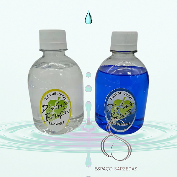 Óleo de Unção Frasco de 250ml - Diversas Essências