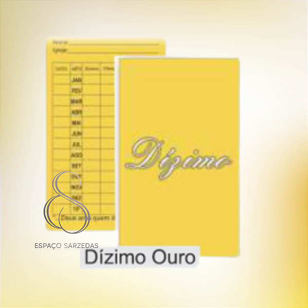 Envelope para dízimo - amarelo