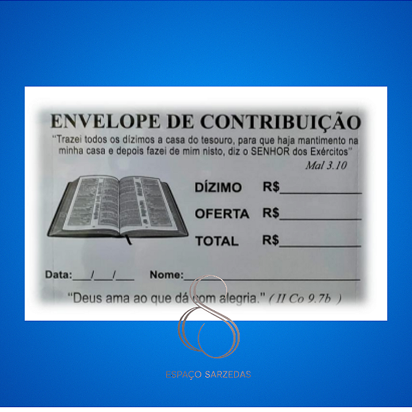 Envelope de oferta branco