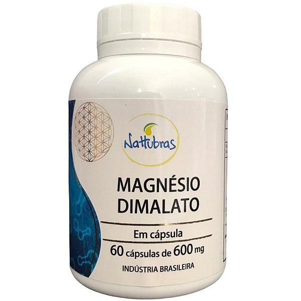 Magnésio Dimalato 60 caps 600mg
