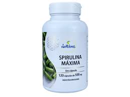 Spirulina Máxima 120 caps 500mg