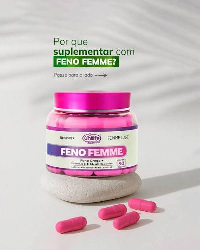 Feno Femme 90 cápsulas Unilife