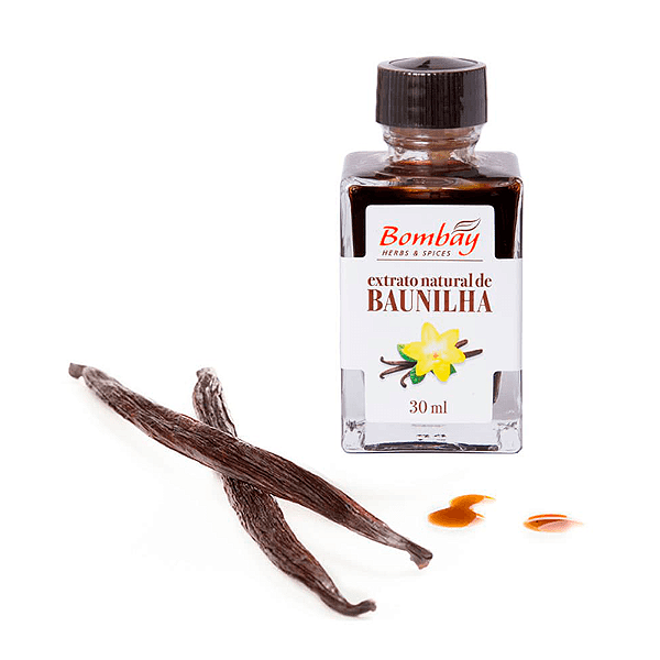 Extrato Natural de Baunilha 30ml