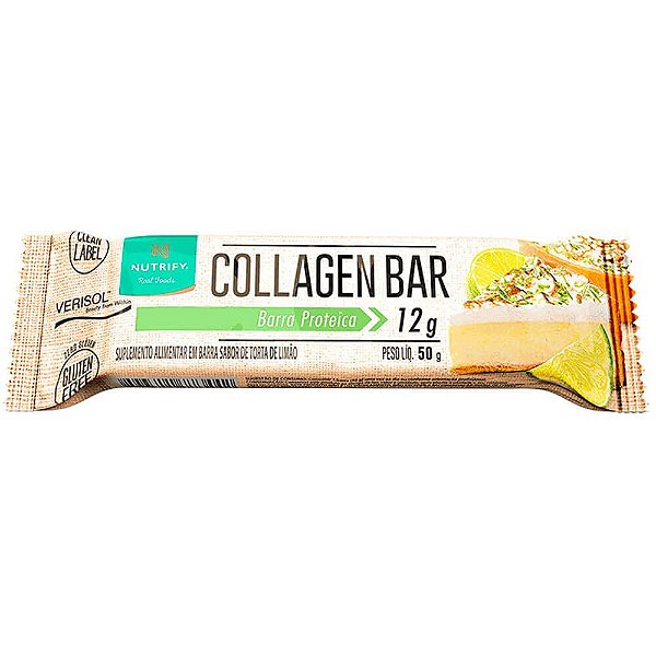 Collagen Bar Torta De Limão 50Gr Nutrify