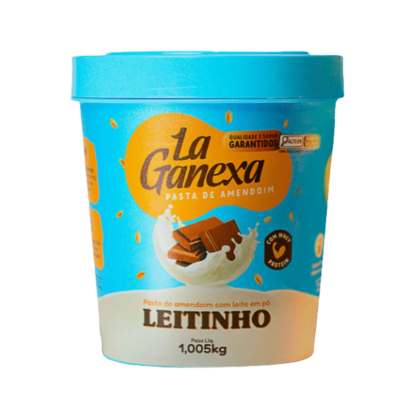 Pasta De Amendoim Leitinho 1Kg Laganexa