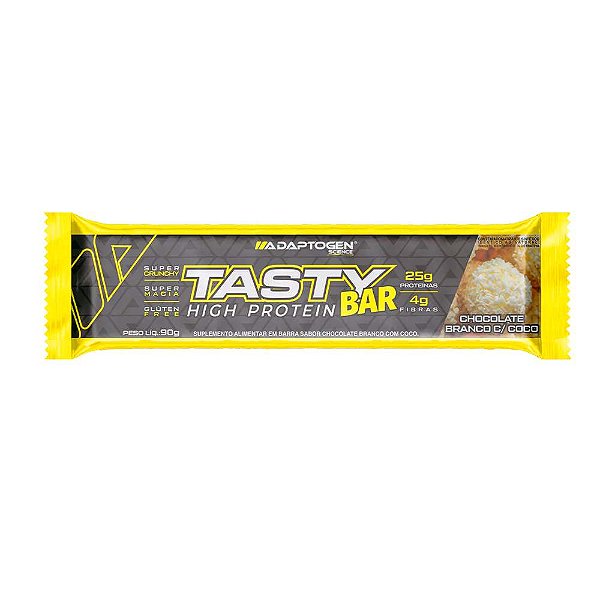 Tasty Bar Choc. Branco C/ Coco 90G Adaptogen