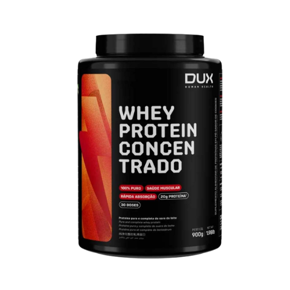 Whey Protein Concentrado Cookies 900G Dux Nutrition