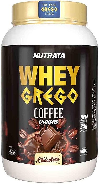 Whey Grego Pote Coffee Cream Chocolate 900G Nutrata