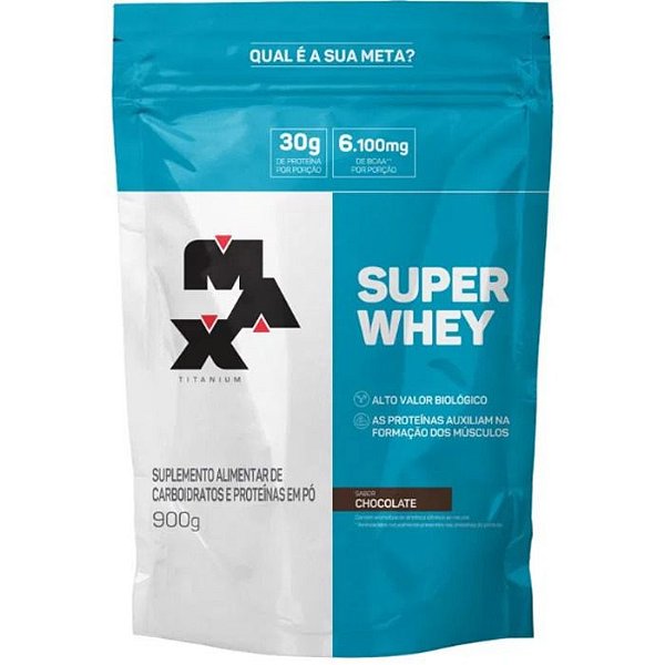 Super Whey Refil 900G Chocolate Max Titanium
