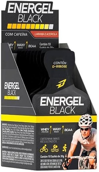 Energel Black Cx C/ 10 Saches Laranja Com Acerola Body Action