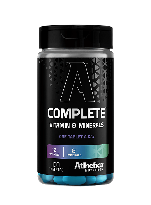 Multivitamínico Complete Vitamin & Mineral - 100 Tabletes - Athletica Nutrition