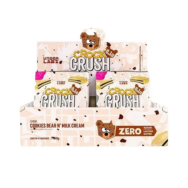Alfajor  Crock Crush 50Gr C/ 12Un  Cookies And Cream – Under Labz