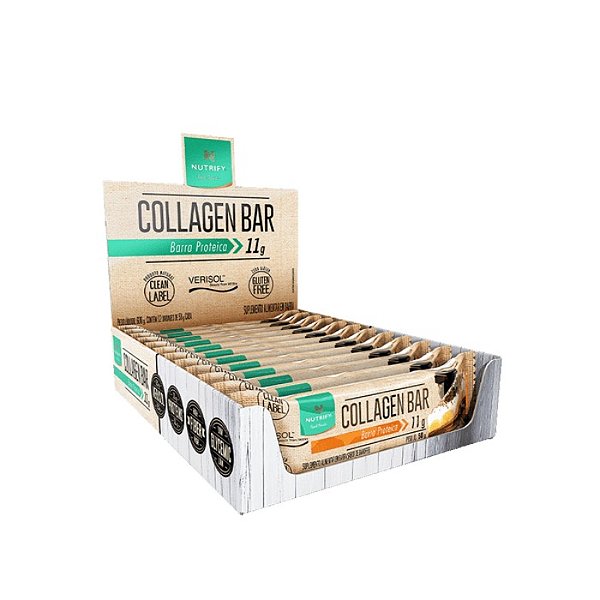 Collagen Bar Banoffee Display C/10 Nutrify