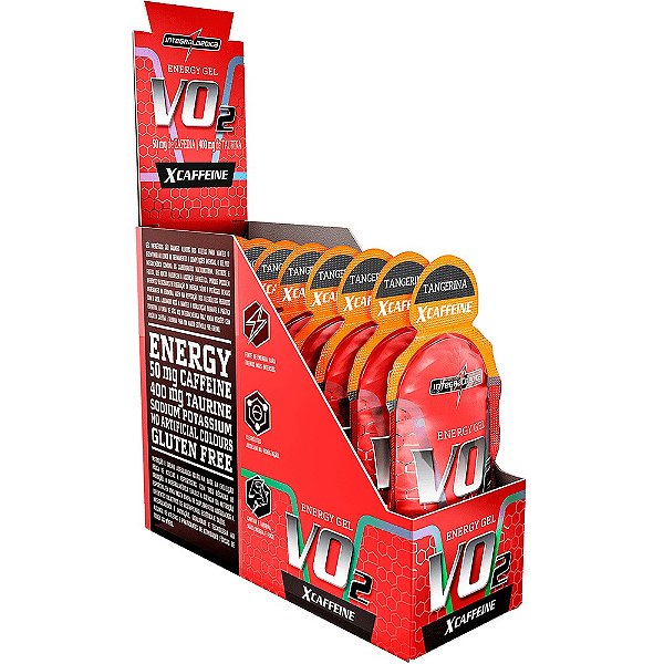 Vo2 Gel X-Caffeine C/ 10Un Tangerina  Integralmédica