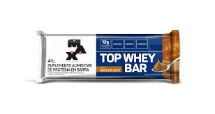 Top Whey Bar 41Gr Doce De Leite Max Titanium