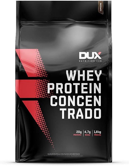Whey Protein Concentrado 1,8Kg - Cappuccino Dux Nutrition