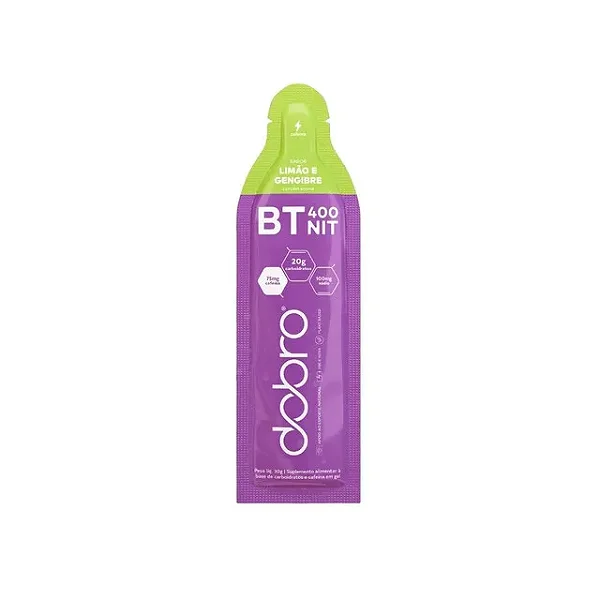 BT Nitrato Gel com cafeina sabor Limao e Gengibre 30g - DOBRO