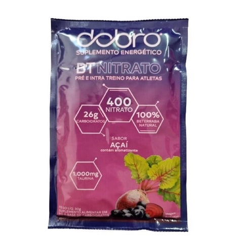 Sache BT Nitrato Dobro Acai com Taurina 30g - DOBRO
