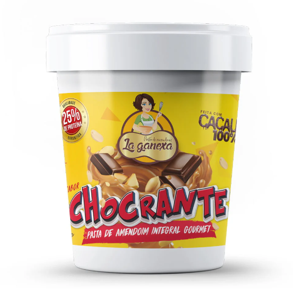 Pasta De Amendoim Chocolate Ao Leite Com Whey 1Kg La Ganexa